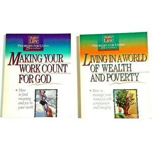 Living in a World of Wealth & Poverty + Making Work Count for God 2 Book Set